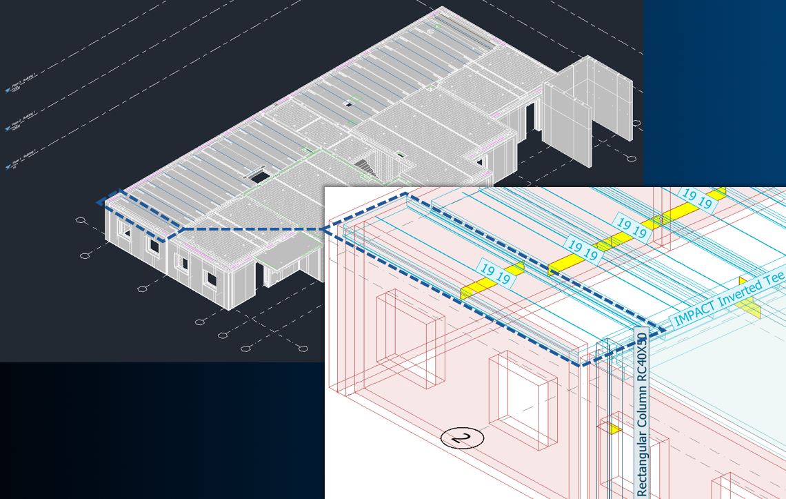 Profiled panel in Revit and in FEM-Design