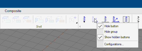 Tab menu customization