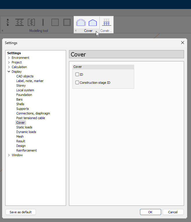 Interactive Cover panel name