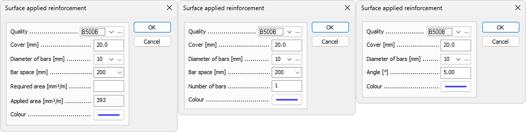 Default settings