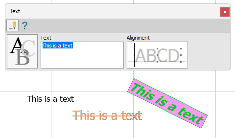 Text tool